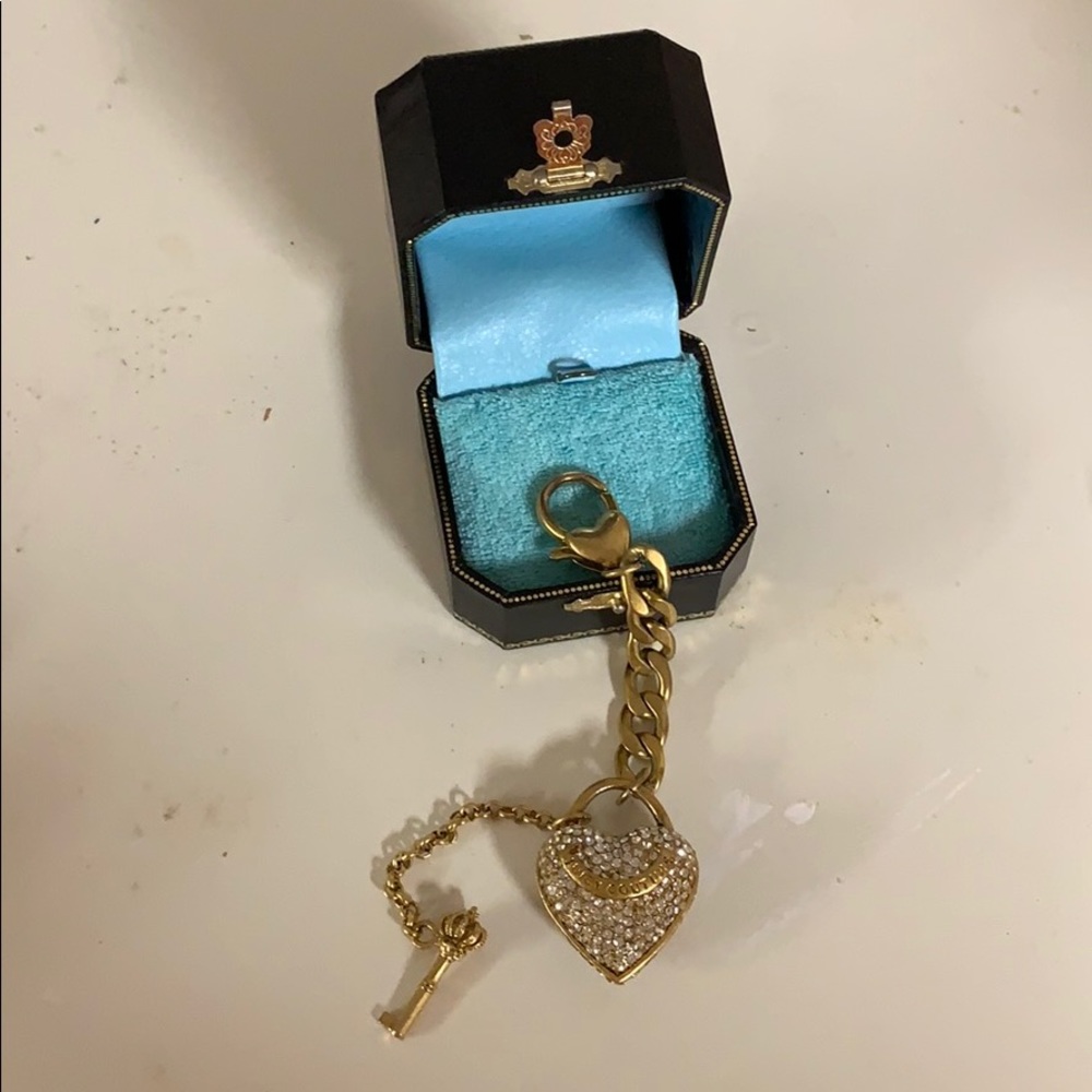Gold Juicy Couture Chain with Diamonds